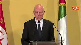 Firma memorandum Ue-Tunisia, il presidente Saied: Ringrazio i leader europei e in particolare Meloni