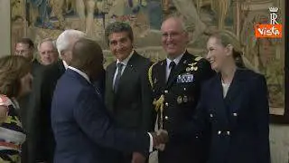 Mattarella riceve il Presidente della Repubblica del Ghana