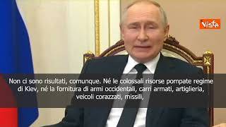 Putin: Controffensiva ucraina ha fallito