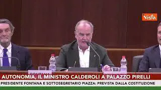 Autonomia, Calderoli: "Entro 2024 primi negoziati e intese"