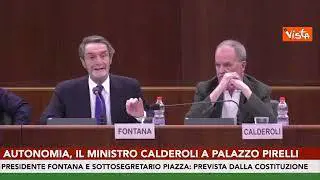 Autonomia, Fontana: "Prevista da costituzione, chi critica lo dimentica"