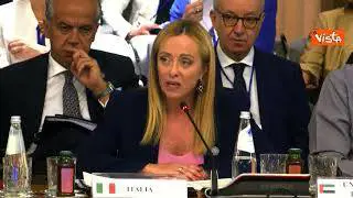 Meloni apre i lavori della Conferenza Internazionale su Sviluppo e Migrazioni