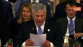 Tajani: "Il nostro Paese vuole essere protagonista di pace, stabilità e sicurezza nel mondo intero"