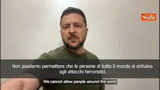 SOTTOTITOLI Attacco russo a Odessa, Zelensky: Obiettivo Mosca sono le basi della cultura europea