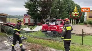Maltempo in Lombardia, l'intervento dei Vigili del Fuoco a Varese