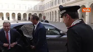 Mattarella incontra il segretario generale dell'Onu Guterres