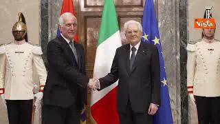 Mattarella incontra il Presidente della Repubblica di Armenia