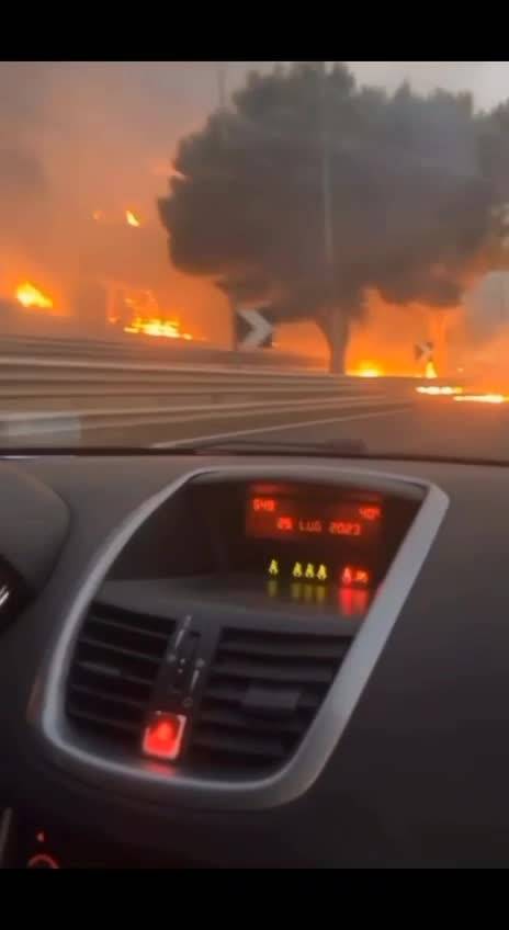 Palermo, paura sull'autostrada