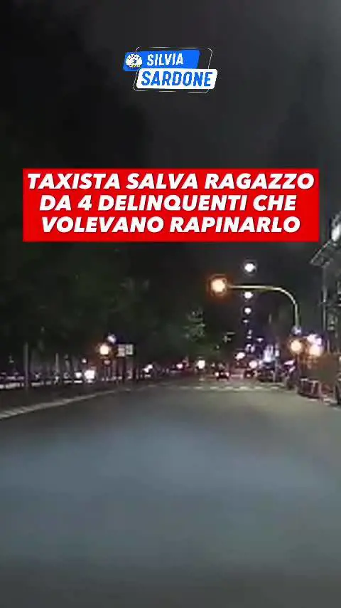Tassista salva un giovane dall'aggressione di quattro criminali