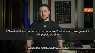 Zelensky: Italia riconosce l'Holodomor come genocidio del popolo ucraino