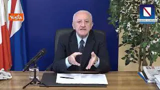 Pnrr, De Luca: Da Fitto fumo con la manovella