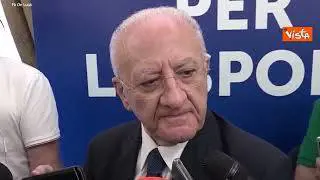 Stop reddito di cittadinanza, De Luca: Non trattare famiglie come se fossero oggetti