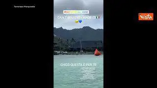 "Chico Forti libero", l'omaggio del surfer italiano Tommaso Pampinella dopo la vittoria alle Hawaii