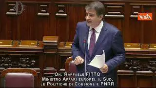 Fitto sul Pnrr: "Entro 2023 avremo i 35 mld di terza e quarta rata"