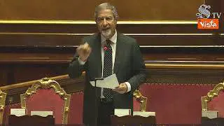 Musumeci al Senato: "Cambiamenti climatici non sono un alibi". Proteste in Aula