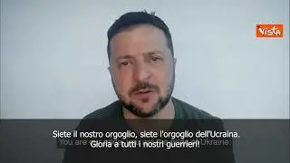 Zelensky: Grazie ai soldati ucraini, orgoglioso dei risultati raggiunti
