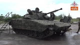 Il ministro della Difesa russo visita i soldati in Ucraina