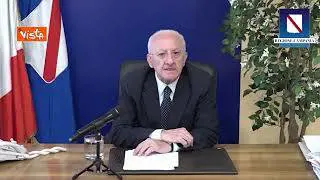 De Luca: Solidarietà al ministro Crosetto