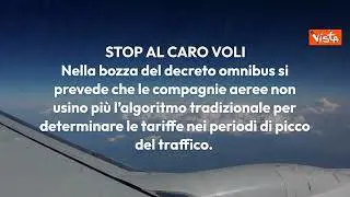 Dallo stop al caro-voli all’aumento dei taxi, ecco cosa contiene il Decreto Omnibus