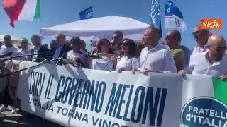 Al via campagna FdI sotto ombrellone, a Ostia Donzelli lancia "Cruciverba tricolore"