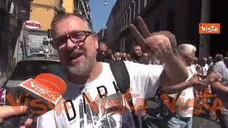 Stop Reddito di Cittadinanza, le voci dei manifestanti: Vogliamo vita dignitosa e un lavoro