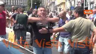 Reddito di Cittadinanza, corteo contro lo stop blocca strada nei pressi del porto