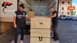 Recuperati dagli Usa 266 reperti archeologici italiani grazie ai Carabinieri dell’Arte