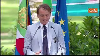 Luglio 2021, Euro2020, Mancini al Quirinale: "Scritto fra le pagine più belle dello sport"