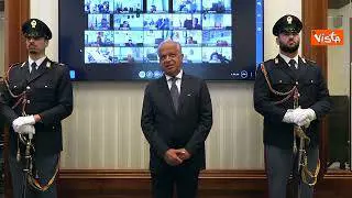 Piantedosi a forze Polizia: "Grazie per impegno, risultati raggiunti sono frutto vostro sacrificio"