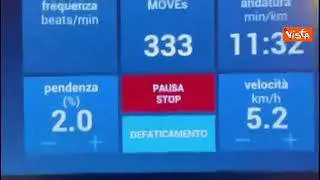 Salvini in vacanza sul tapis roulant: Provo a perdere qualche caloria, in Puglia si mangia bene