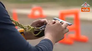 Le esercitazioni con i droni al forum internazionale delle armi in Russia