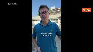 Sopralluogo di Nardella alla scuola Vittorino da Feltre per vedere i lavori estivi in corso