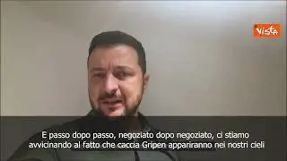 Zelensky: Ci avviciniamo a utilizzo dei caccia Gripen nei cieli ucraini