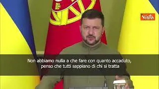 Zelensky: Prigozhin? Tutti sanno chi è stato