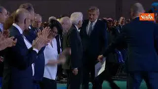 La standing ovation per il Presidente Mattarella al Meeting di Rimini