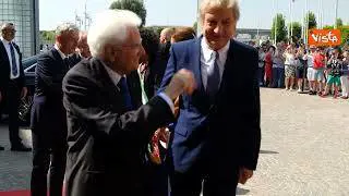 L'ovazione per l'arrivo di Mattarella al Meeting di Rimini: "Presidente! Presidente!"