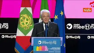 Mattarella: "Con sentimenti d'odio l'umanità sarebbe condannata"