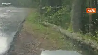 Pioggia e vento intensi hanno colpito l'Italia nelle ultime ore, ecco le immagini