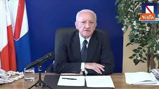 De Luca: "Apprezzo impegno Meloni su Caivano , servono forze ordine ed esercito in strada h24"