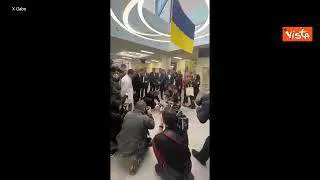 Blinken a Kiev, ecco l'incontro con il cane eroe Patron