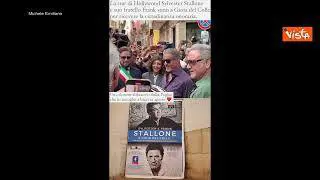 Sylvester e Frank Stallone in Puglia per cittadinanza onoraria, il video di Michele Emiliano