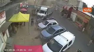 Attacco missilistico a Kostiantynivka, in Ucraina