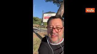 Salvini passeggia per Roma: Tra monumenti straordinari immondizia, c'è tanto da fare