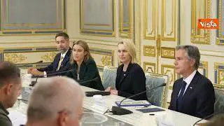 Zelensky incontra il segretario di Stato Usa Blinken