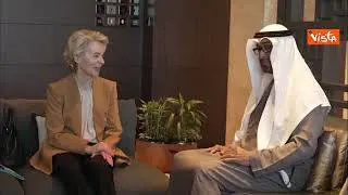 Von der Leyen ad Abu Dhabi incontra il Presidente degli Emirati Arabi Uniti