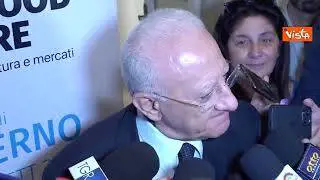 De Luca (Campania): "Governo sta facendo crescere ostacoli burocrazia"