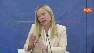 Meloni: "Sarei contenta se Commissario Ue avesse occhio di riguardo anche per l'Italia"