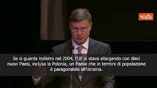 Ucraina in Ue, Dombrovskis: Non si esageri con tema dimensioni, in 2004 entrò Polonia