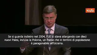 Ucraina in Ue, Dombrovskis: Non si esageri con tema dimensioni, in 2004 entrò Polonia