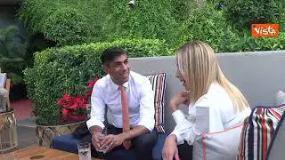 G20 India, Meloni incontra il premier britannico Sunak per un bilaterale